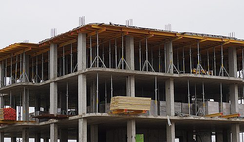 horizontal formwork